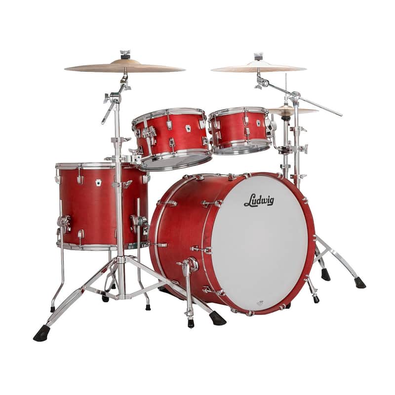 Ludwig LN34204TX NeuSonic Rapid Mod 2 Outfit 6x10/7x12/14x16/14x22" Drum Set image 1