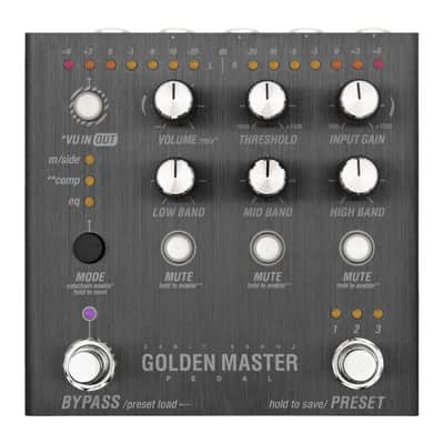 Endorphin.es Golden Master Multi-Band Compressor Pedal (Black) image 1
