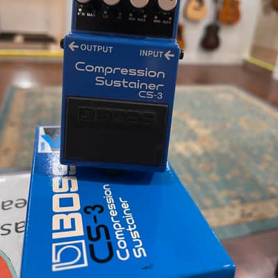 Boss CS-3 Compression Sustainer (Silver Label) 1997 - Present - Blue image 6