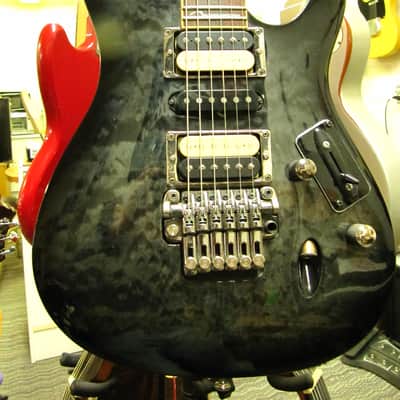 Ibanez S Series 2010 Black/ Grey Green Top image 3