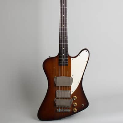 Gibson  Thunderbird IV Solid Body Electric Bass Guitar (1963), ser. #151192, original black hard shell case. image 1