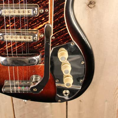 Vintage  1965 Hy-Lo Model 2103  Hoshino Gakki  like a Burns Bison Rare image 4