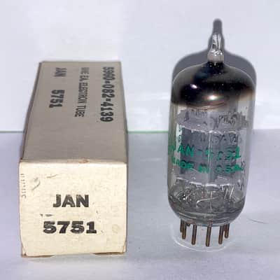 1969 GE 5751 JAN Mil-Spec Tube, Tested, NOS/NIB image 1