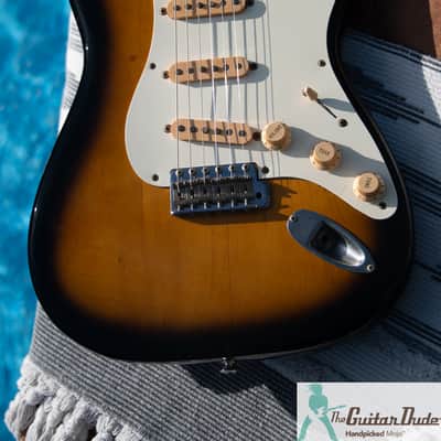 1980's Fender E Serial ST-57 MIJ '57 Stratocaster Reissue circa 1984-1987 - Sunburst - Made in Japan (FujiGen) - Pro Set Up w Perfect Frets/Action/Intonation! image 6