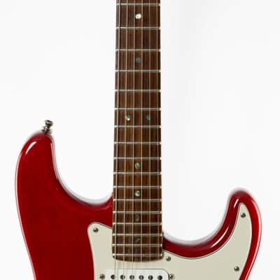 Fender American Deluxe Stratocaster 2008 Trans Red image 7
