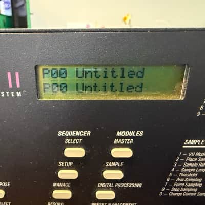 E-MU Systems EMAX II model 2213 16 Bit Digital Sound System 1989 - Black image 7
