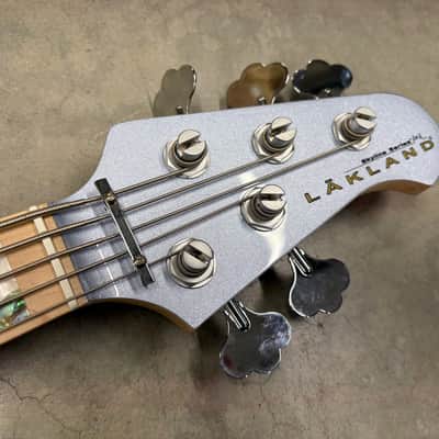 Lakland Skyline 55-02 Custom - Ice Blue Metallic image 4