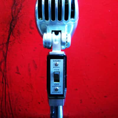Vintage 1960 Shure 55SW dynamic cardioid microphone multi Z w accessories Elvis 55 55S 556S PE55 image 6