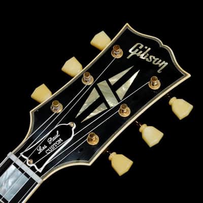 Gibson Custom Shop Murphy Lab 1957 Les Paul Custom Reissue 3PU Bigsby Light Aged Ebony [751333] (08/12) image 12
