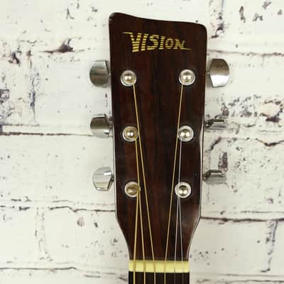 Vision HD-20CE NA Herringbone Dreadnought Acoustic-Electric Guitar image 5