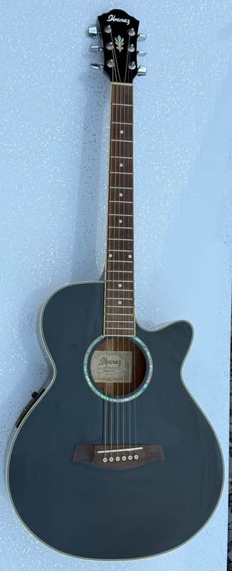 Ibanez AEG 10E Electro-acoustic guitar 2005 - Black image 1