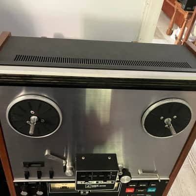 PLEASE READ AD!!! TEAC 3340S 1/4" 10.5 inch 4-Track 4 Channel quad Semi Pro Reel to Reel Tape Deck Recorder 1970s - Silver image 9