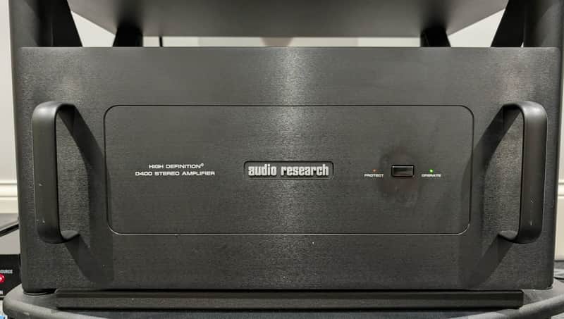 Audio Research D-400 Stereo Power Amplifier – 200WPC, Solid State, With Original Box image 1