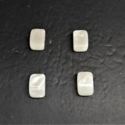 4 BASS Guitar Tuner Buttons  Pearl for HOFNER HCT-500/1  Contemporary BEATLE BASS image 1