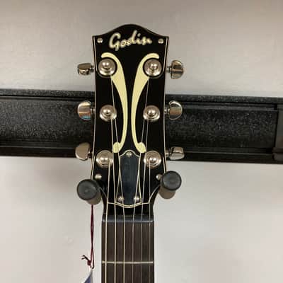Godin 5th Ave TL Vintage Burst HG Gold Foil SF image 5