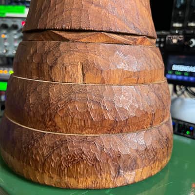 Iroko wood from Ivory Coast Djembe Drum and Remo Case 12”head 7” port Remo case included - Natural image 2
