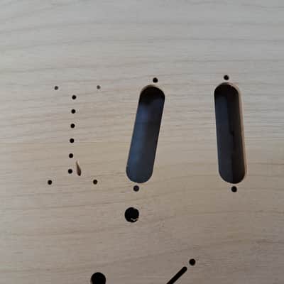 Unfinished Alder SSS Hardtail guitar body - fits Fender Strat Stratocaster necks J2395 image 2