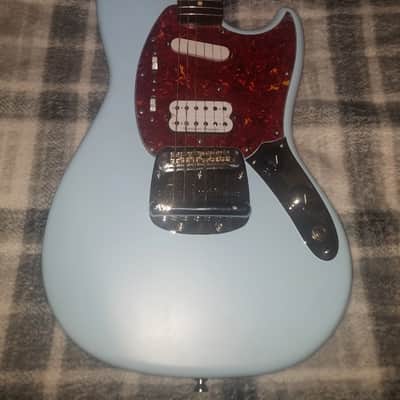 Custom Cobain Skystang Mustang Mim Fender Neck Sonic Blue image 7
