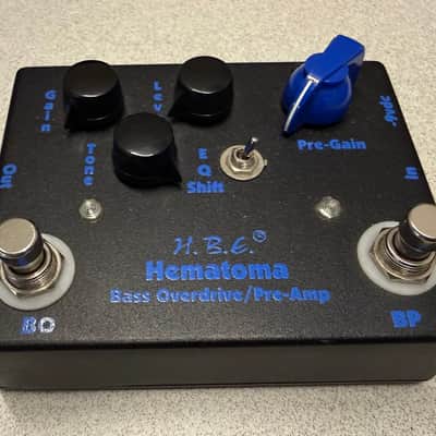 HomeBrew Electronics Hematoma Bass Overdrive 2010s - Black image 1