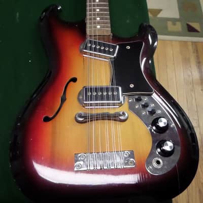 Bartell of California 12-String Hollow Body Guitar with Case image 10