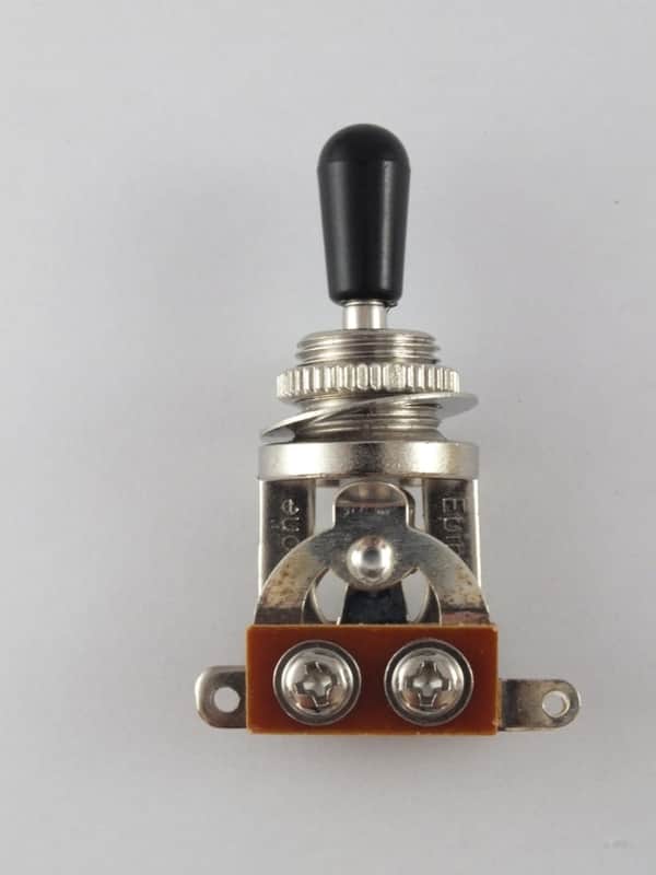 2023 Guitars Electric Ltd 3 Way Toggle Switch Chrome + Black Tip