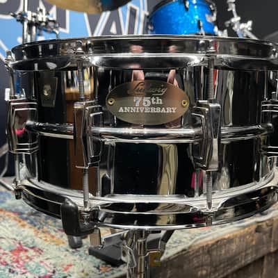 Ludwig - Mark Schulman Collection 6.5x14" 75th Anniversary Supraphonic Snare Drum, 1984 image 5