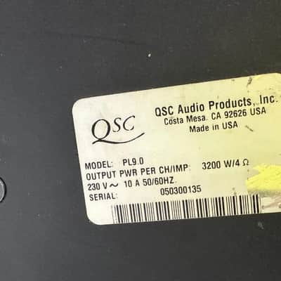 QSC CBA 9000 POWER AMP #203 (One) (TRUEHEARTSOUND) image 10