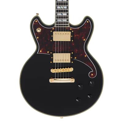 D'Angelico Deluxe Brighton Solid Black w/Case image 4