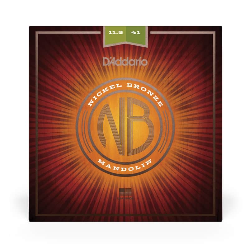 D'addario NBM11541 Mando Nickel Bronze Medium/heavy image 1