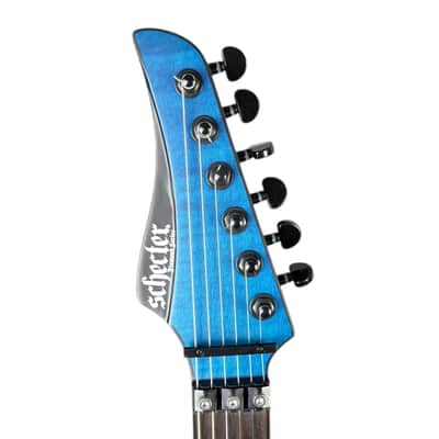 Schecter Banshee GT FR 2022 - Satin Trans Blue image 8