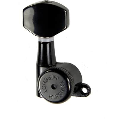 Hipshot Grip-Lock Enclosed 4x2 Black locking tuner