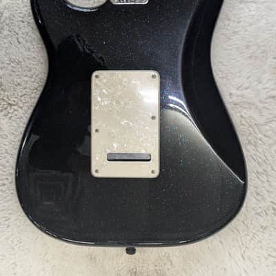 70th Anniversary Fender Player Stratocaster Electric Guitar, Nebula Noir w/Bag image 4