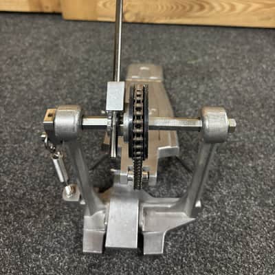 Vintage Pearl Bass Drum Pedal Single Chain Drive Solid Footboard 1980s 1990s image 3