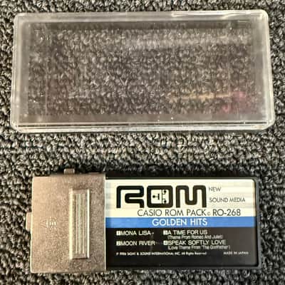 Casio Rom Pack RO-268 Golden Hits with Case, Vintage - Pre Owned *Untested* image 3