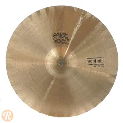 Paiste 14" 2002 "Black Label" Sound Edge Hi-Hat Cymbal (Bottom) 1971 - 1980