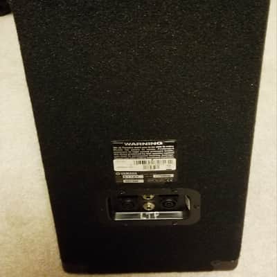 Pair of Like New Yamaha Club V Series S112Vs 2003 - Present - Black image 3
