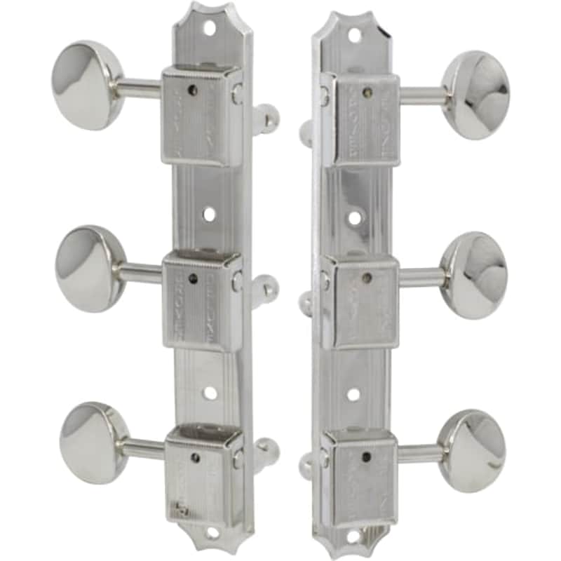 Tuners - Grover, Vintage, 3 per side, Nickel image 1
