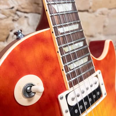 Gibson Les Paul Standard '50s 2005 - Faded Vintage Cherry Sunburst - Quilted Maple Top image 11