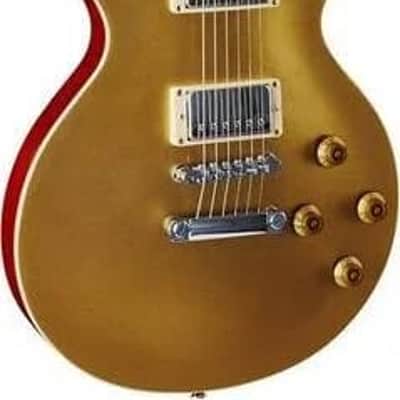 Austin Electric Guitar, Single Cut Super 6 Gold Top image 2