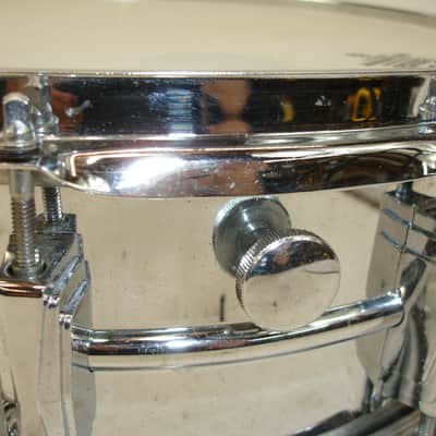 Vintage Ludwig 410 Super-Sensitive Chrome 14"x5" Snare Drum image 7