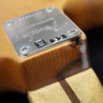 Amazing Fender LE Exotic Collection American Vintage '59 Pine Stratocaster 2017 - Natural image 18