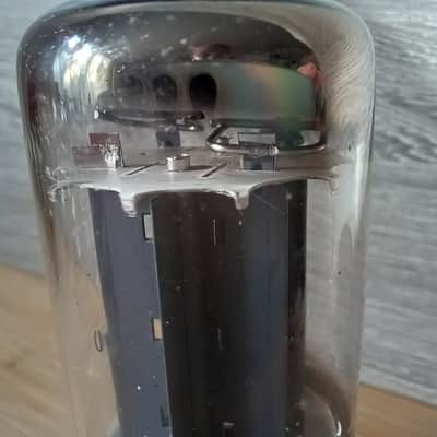 Ultra rare 1959  "A"NOS PHILIPS AMPEREX  GZ34 5AR4 double D GETTER f33 SMOOTH PLATE from SITTARD made ! PERFECT  balance super strong  Miniwatt label like Mullard image 14
