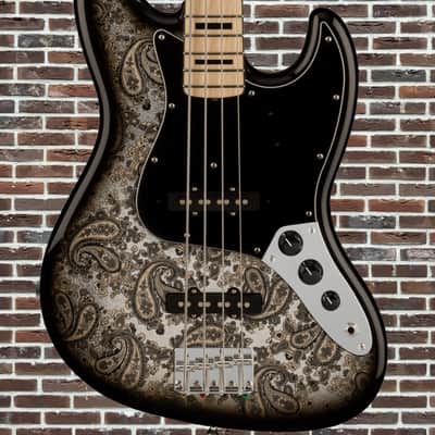 Fender Limited Edition Jazz Bass - Black Paisley image 1