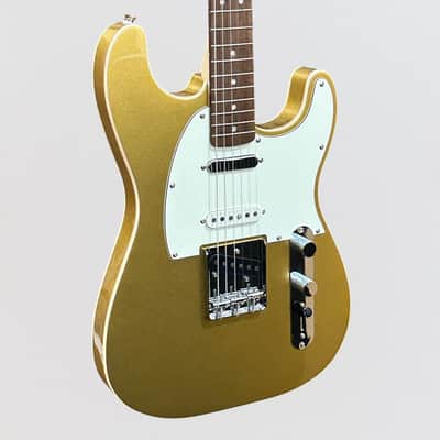 Fender Squier Paranormal Custom Nashville Stratocaster Electric Guitar - Aztec Gold image 2