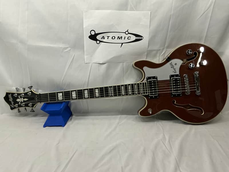 Hagstrom Alvar Limited Electric Guitar - Derby Brown Metallic image 1