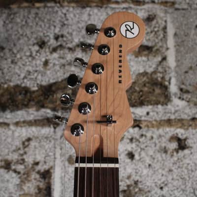 Reverend Six Gun HPP with Rosewood Fretboard Chronic Blue with Cream Pickups image 3