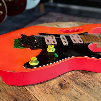 Ibanez JEM777SK 1988 - Shocking Pink image 6