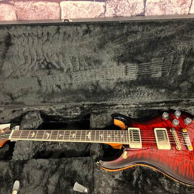 PRS McCarty 594 10-Top - Fire Red Burst NAT BACK image 16