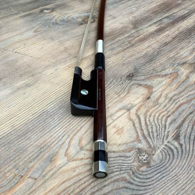 Double Bass French Bow - W Seifert - Pernambuco - New Hair image 3
