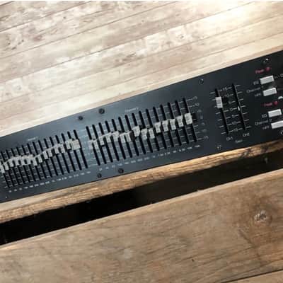 Ashly GQ-215 Stereo 15 Band Equalizer Black Vintage Rare Tested image 1